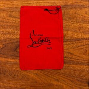 Christian Louboutin Dust Bag - Red - Drawstring - 9x13